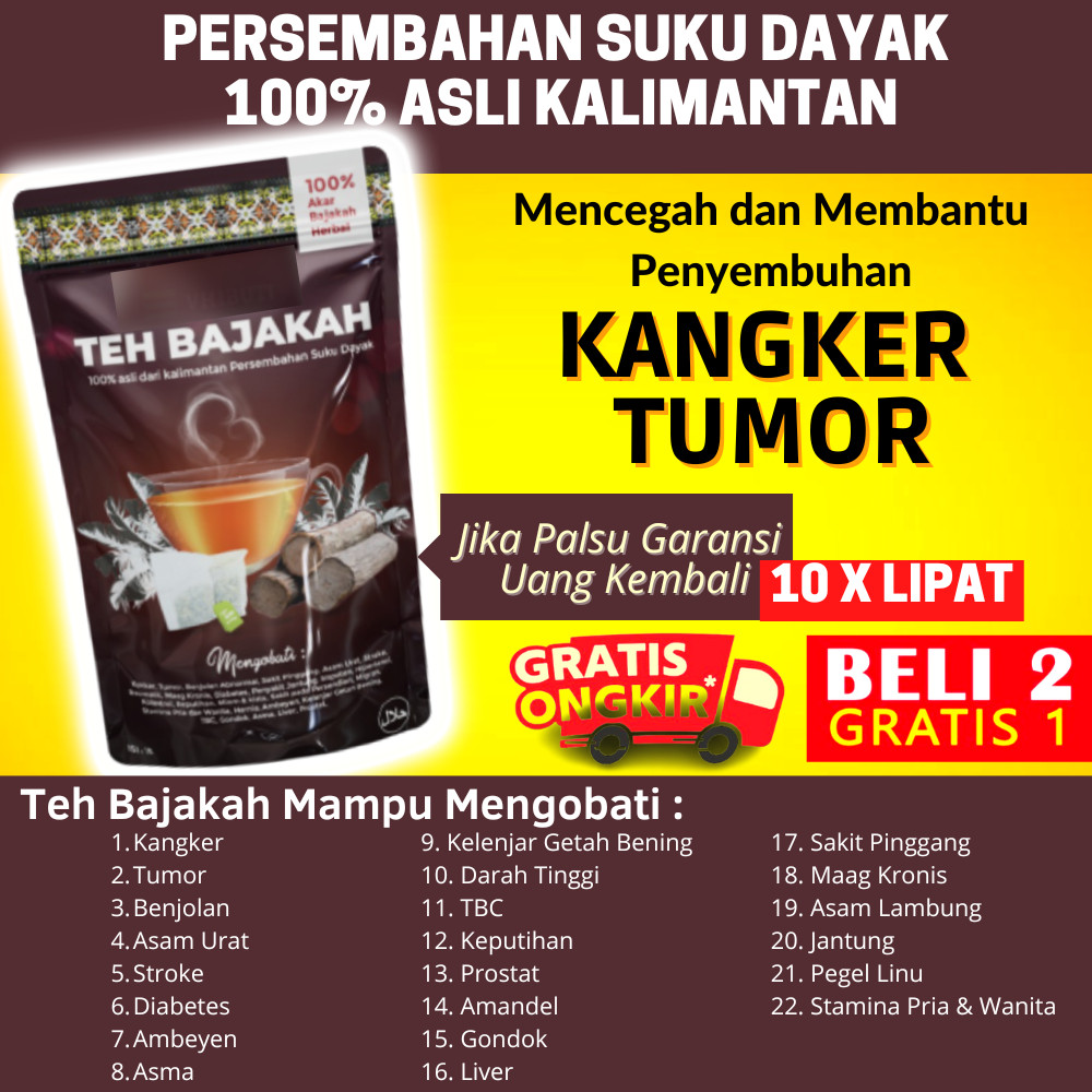 [JODO GROSIR] TEH CELUP BAJAKAH ASLI KALIMANTAN ORIGINAL UNTUK BENJOLAN