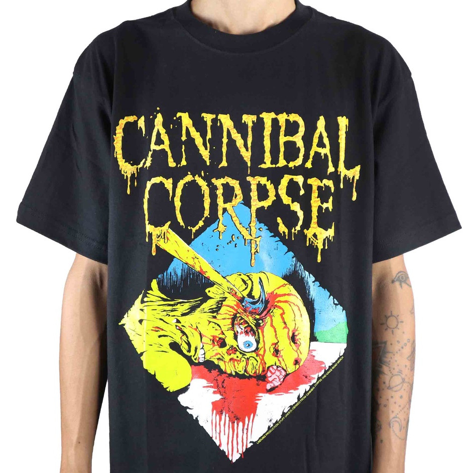 Original  Cannibal Corpse - Hammer Tshirt Kaos Pria