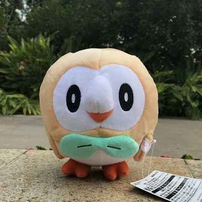 Anime Pokemon Plush Popplio Litten Rowlet Stuffed Toy Cartoon Soft Doll With Tag