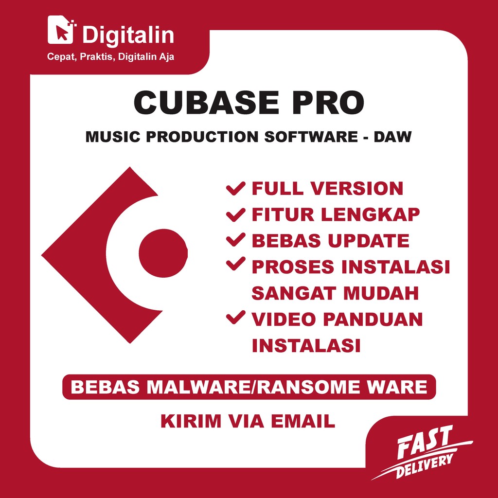 Cubase Pro 15 + Full Plugin Recording/Mixing/Mastering Full Version Original Lifetime (WIN & MAC) | 