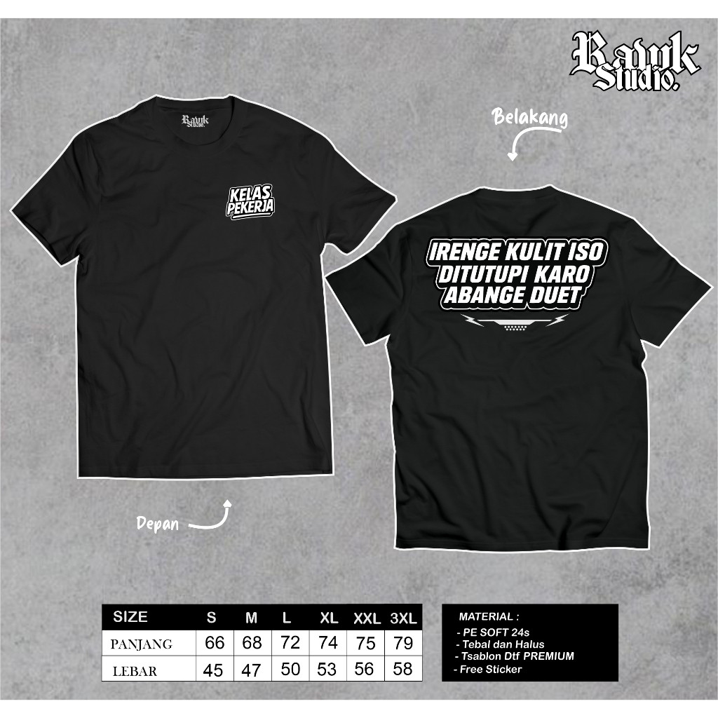 Kaos Kelas Pekerja kaos Pekerja keras