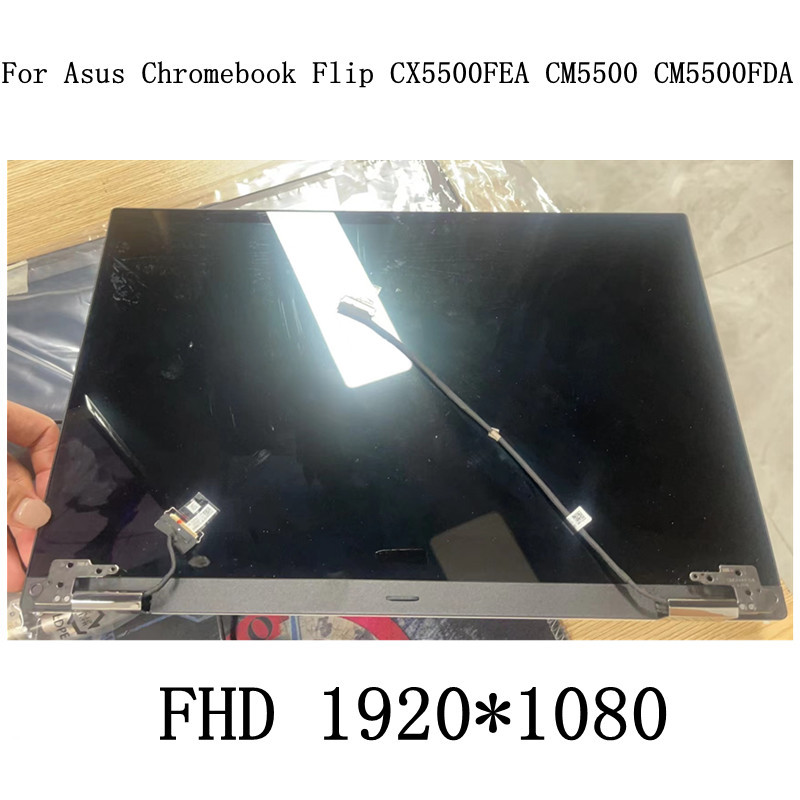 with tou original reace for ASUS romebook CM5500 CM5500FDA cx5500 CX5500FEA say screen upper half LC