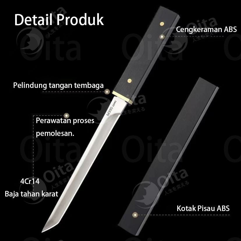 Pisau Dapur Katana Single Multifungsi Dapur Outdoor Bilah