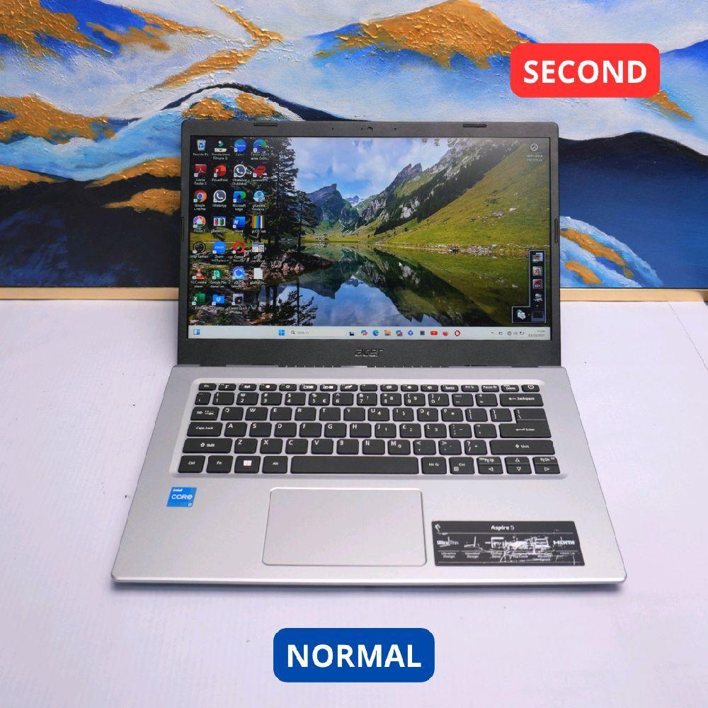 ACER ASPIRE A514-54 i3 1115G4 12 GB (14") LAPTOP SECOND ORIGINAL SINAR MUTIARA CELL