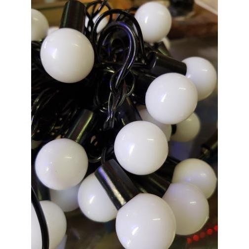 Lampu Natal Bola Gundu - Warna Warni Kedip (kecil)