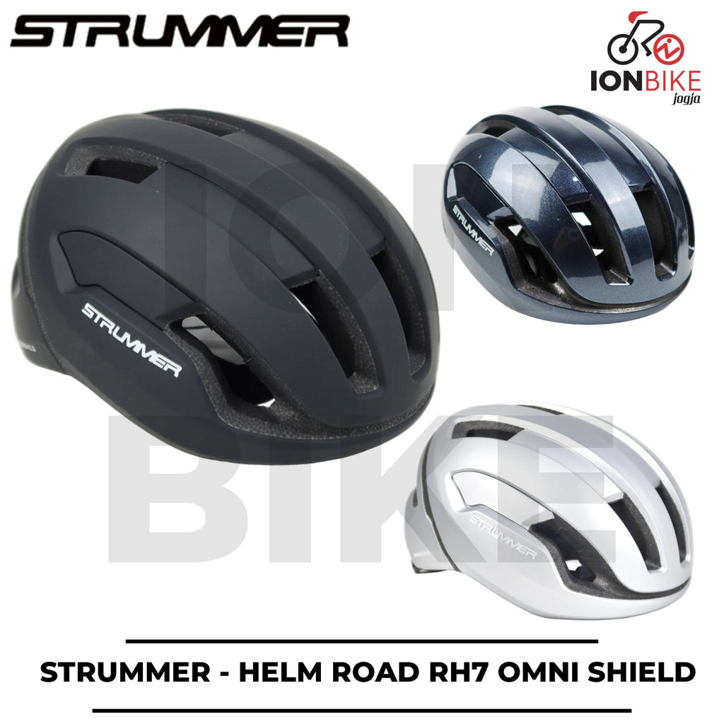 Helm Strummer RH7 Omni Shield SUPERLIGHT Roadbike Sepeda Road Bike Gravel Balap MTB Lipat Seli Unive