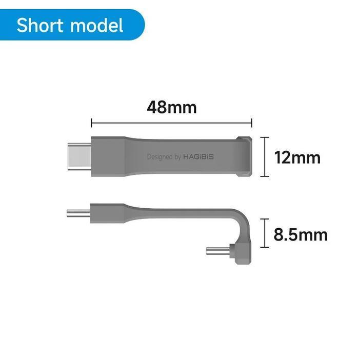 RatuCase4 Hagibis UC4MC Short USB C Cable 40Gbps USB4 Cable PD 240W Fast Charging for SSD iPhone 16 