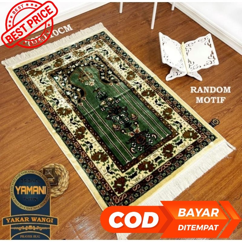 SAJADAH YAKAR KARPET (WANGI)// SAJADAH YAKAR TURKY MURAH