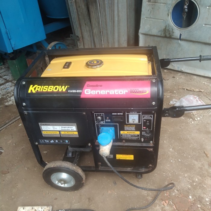 IRH Mesin Genset Krisbow 8000 Watt Kondisi Prima dan Kuat Bogor
