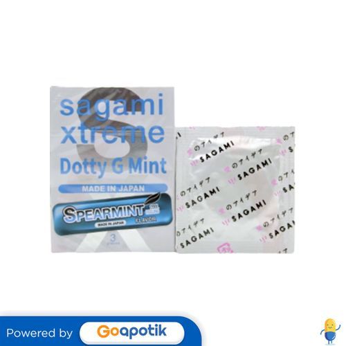 Sagami Kondom Xtreme Dotty G Mint 3 Pcs