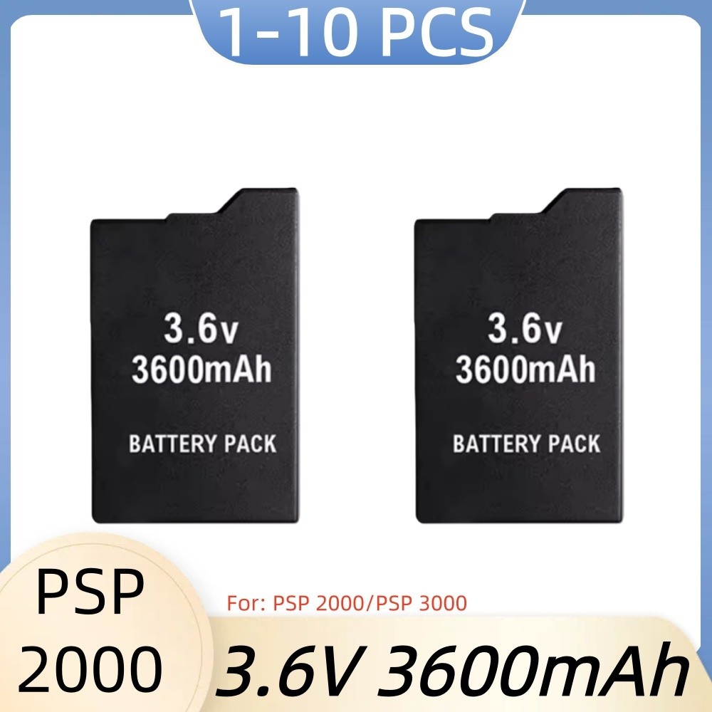 For PSP 2000/3000 3.6V 3600mAh Reargeable Lithium Battery Pack for PSP 1000 PSP-S110 3600mAh Lithium