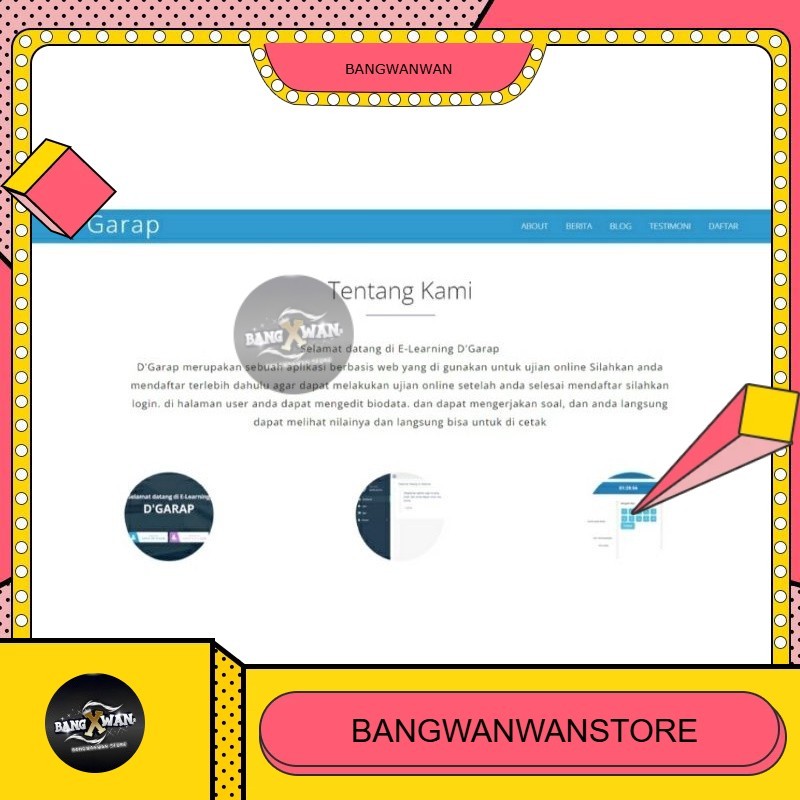 Aplikasi Ujian Online CBT/CAT Berbasis Web Siap Pakai