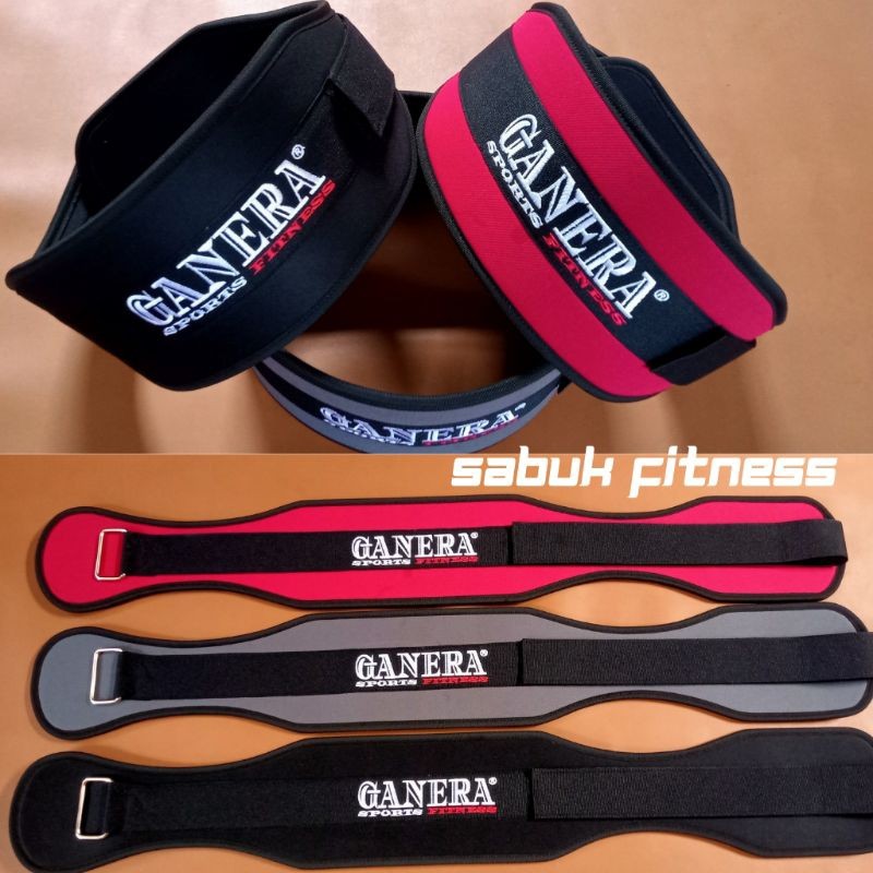 Sabuk Gym / Sabuk Fitness Pria  Wanita Belt Gym Nylon Ganera | Sabuk Fitness Promo