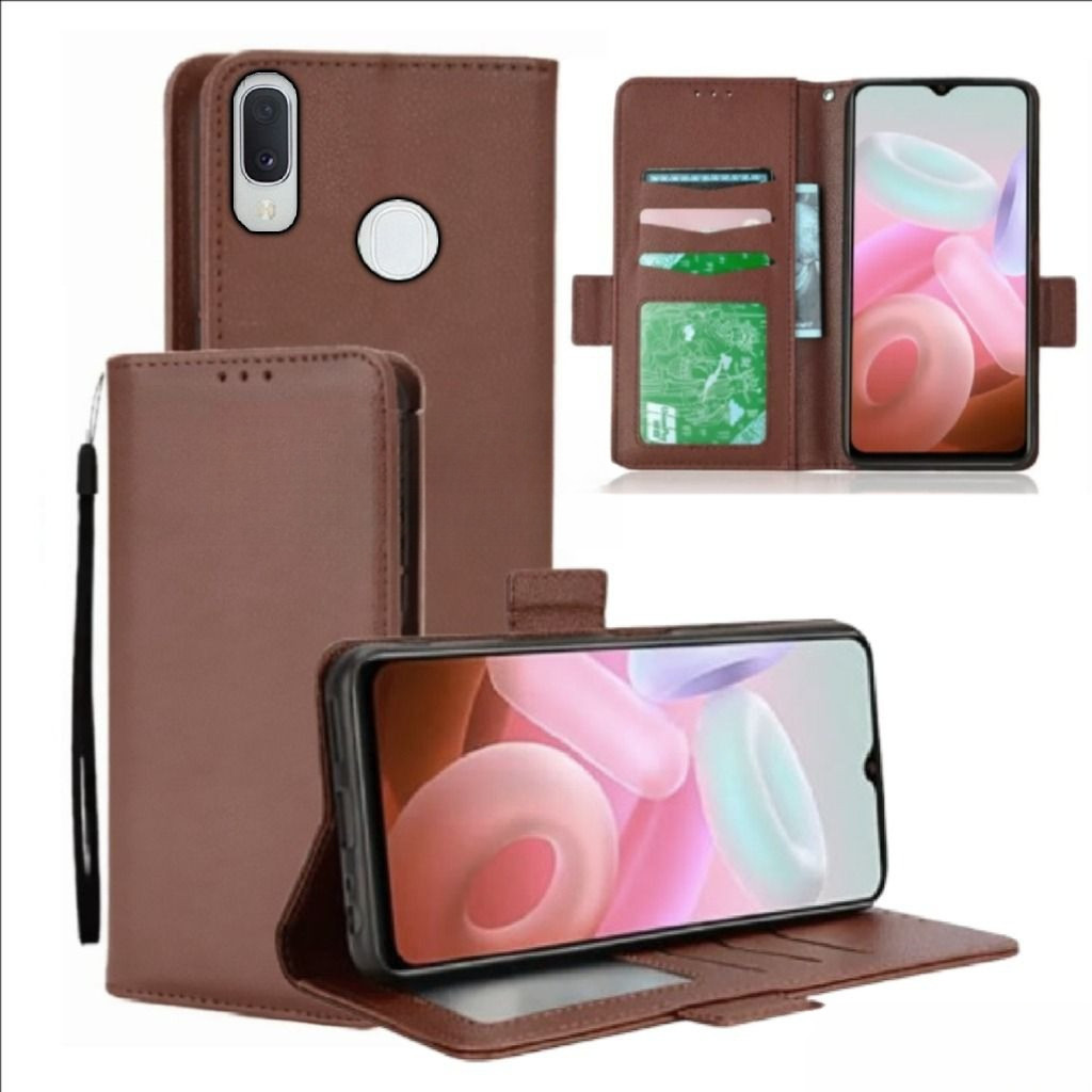 Case Dompet Hp Samsung A10s Case Dompet Casing Hp Flip Kulit Case Wallet Leather Cover
