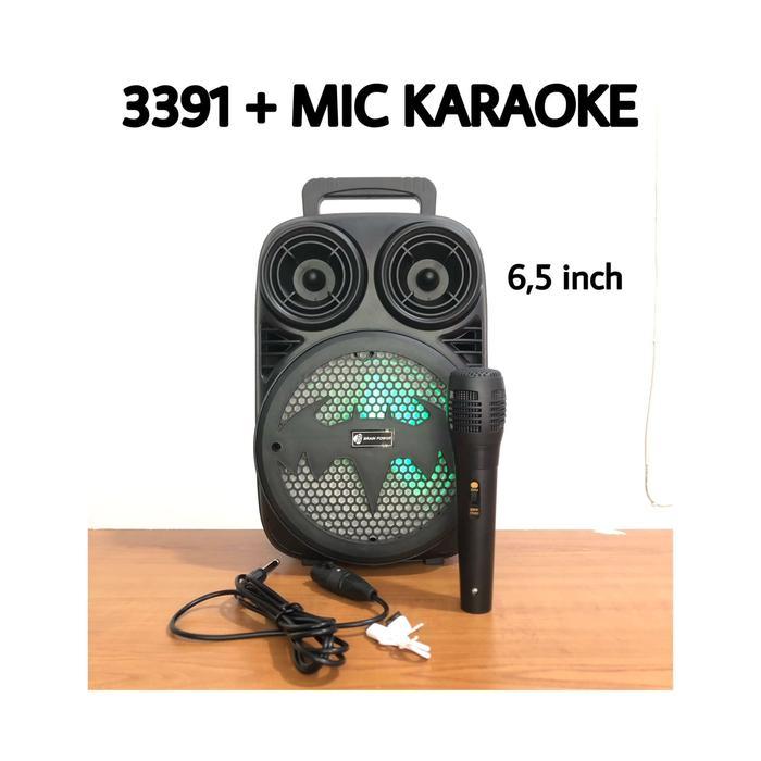 TONEBOX SPEAKER 3391 BLUETOOTH PORTABLE 6'5 INCH KIMISO- KMS-3391 - KIMISO 3391