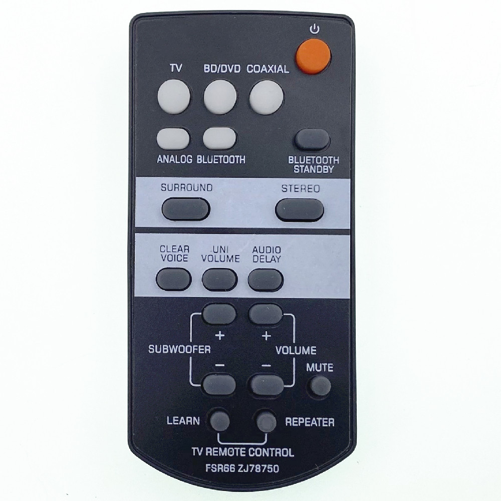 Replacement Remote Control FSR66 ZJ78750 Suitable For YAMAHA Sound bar YAS-103 ATS-1030