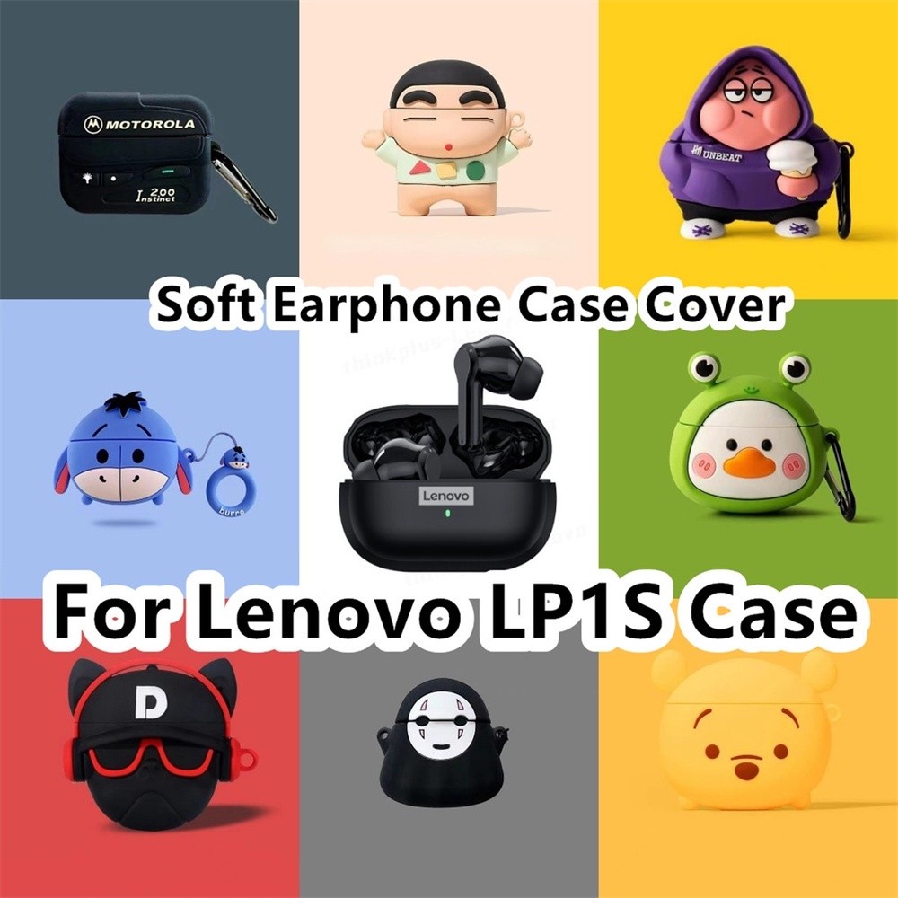 Inovasi Untuk Lenovo LP1S Case Kartun Kreatif Soft Silikon Earphone Case
