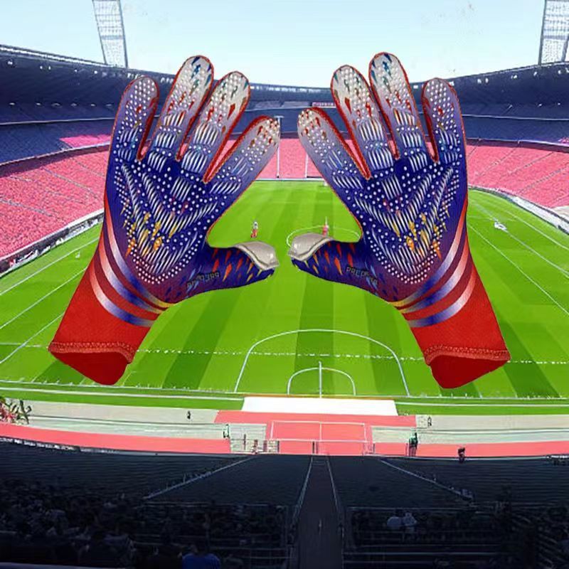 2024New youth adult goalkeeper gloves latex wear-resistant anti-slip goalkeeper gloves game training
