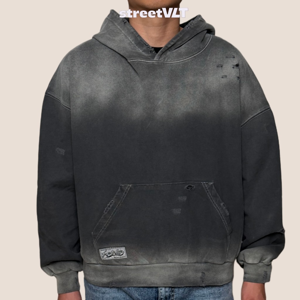 ADLV Distressed Hoodie Acme De La Vie Original