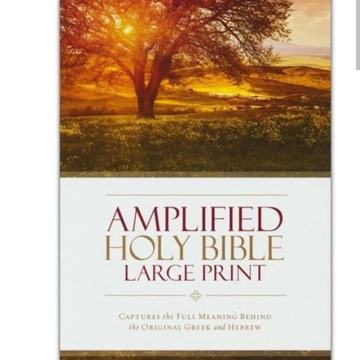 Alkitab The Amplified Bible LARGE PRINT Hardcover Holy Bible
