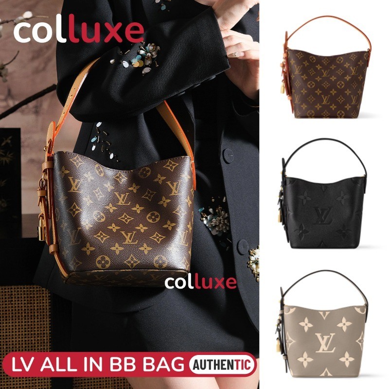 Louis Vuitton LV Model tas All In BB Tote Bag Shoulder Bag Monogram Kanvas