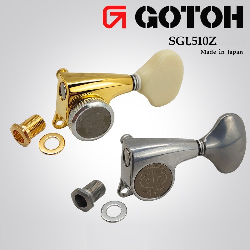 GOTOH SGL510Z L3+R3 Guitar Tuners Keys, 121 Ratio