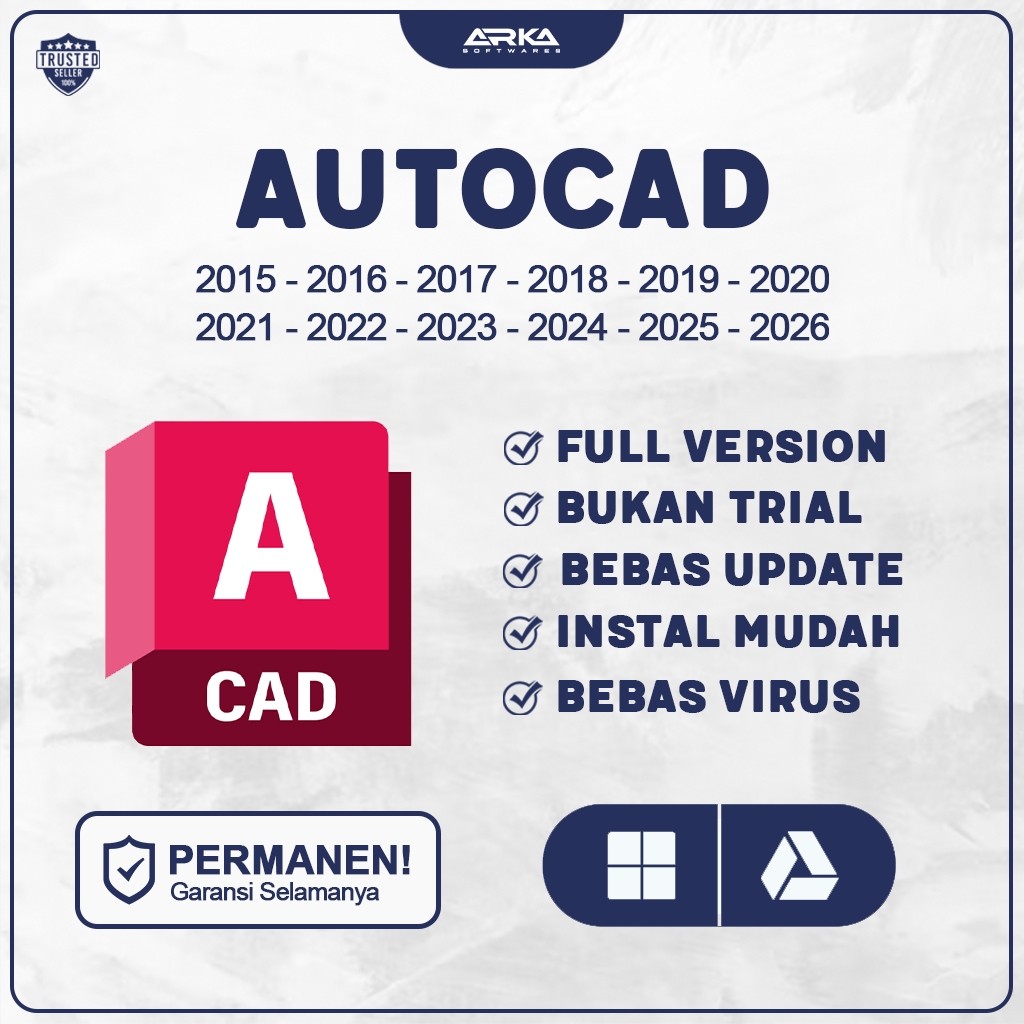 AutoCAD 2026 Full Version Original No Trial Lifetime + Panduan Instalasi (WIN & MAC) | Version 2015 