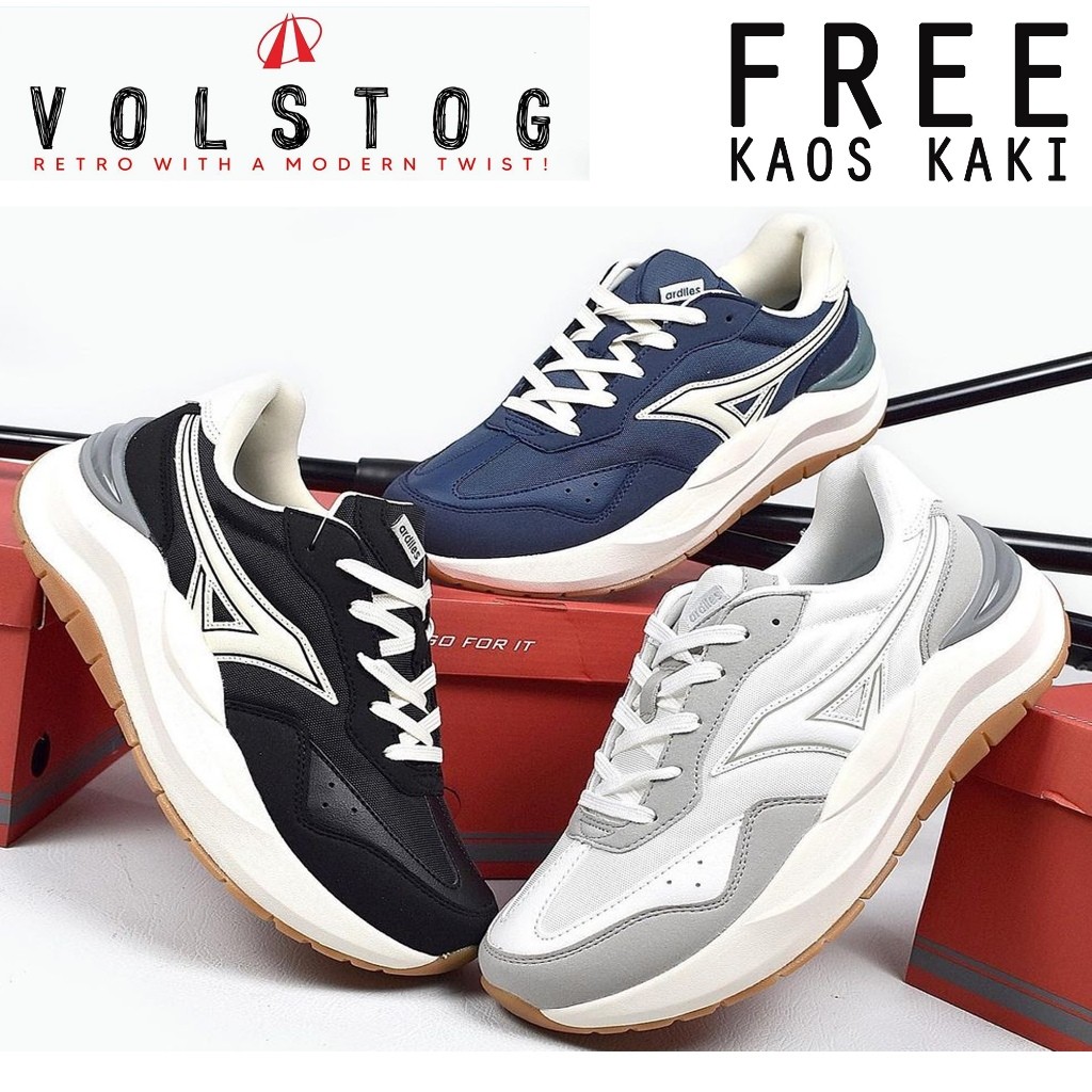 Sepatu Sneakers Ardiles Volstog Original Sepatu Lifestyle Casual Pria Wanita Ardiles Volstog