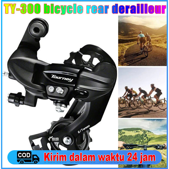 RD Shimano Tourney 6 7 8 Speed TX35 Rear TY300 Model 18 21 24 spd derailleur Sepeda gunung xc Lipat 