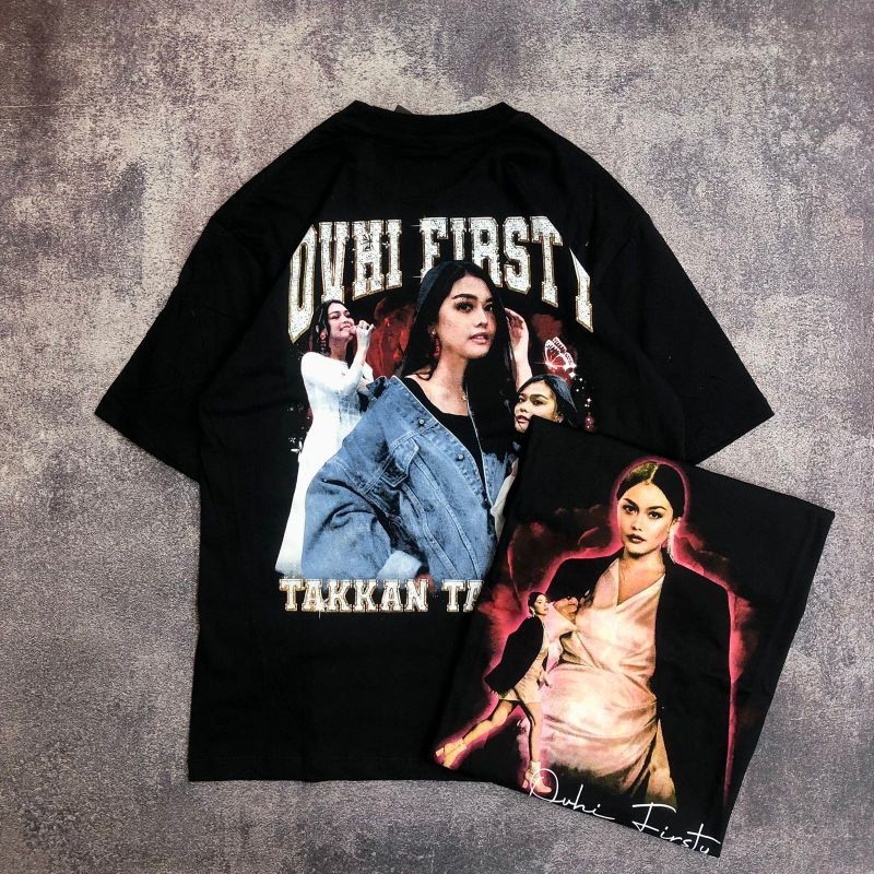 COD (LVR) Baju Kaos Oversize OVHI FIRSTY - T Shirt Vintage Oversize Ovhi Firsty Takkan Taganti - Baj