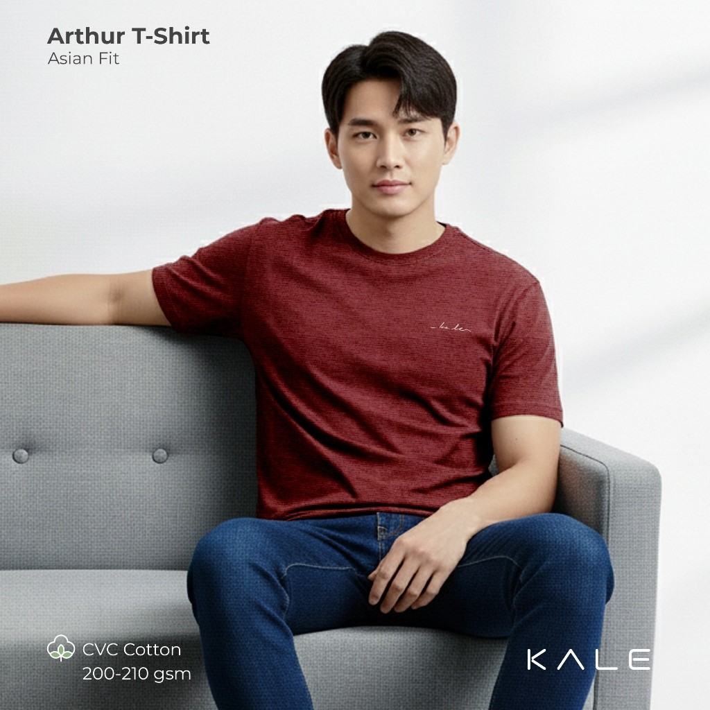DELISTORE KALE Arthur T-shirt Cotton Viscose Asian Fit