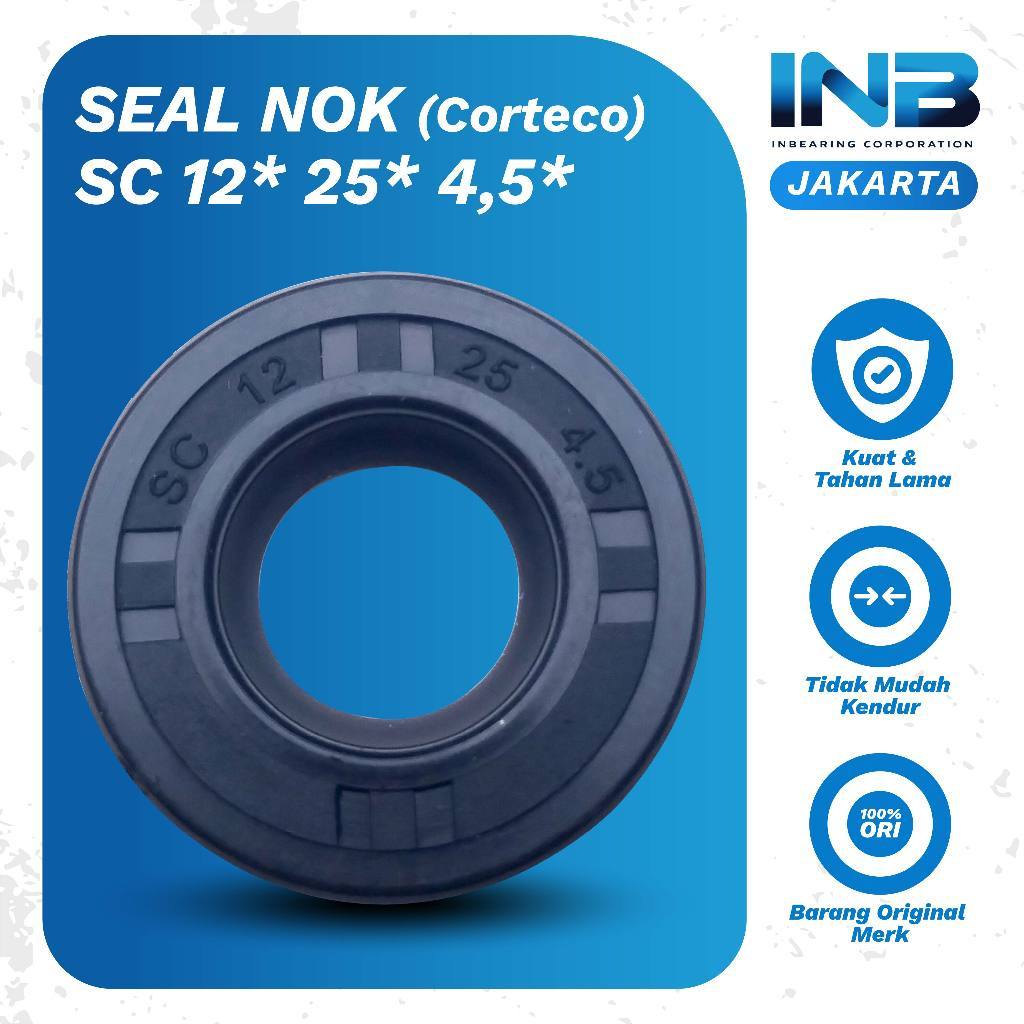 Seal Sc 12 25 4.5 Nok Seal Mesin Pompa Air SubmerSible Original INB JAKARTA Harga per 5pcs