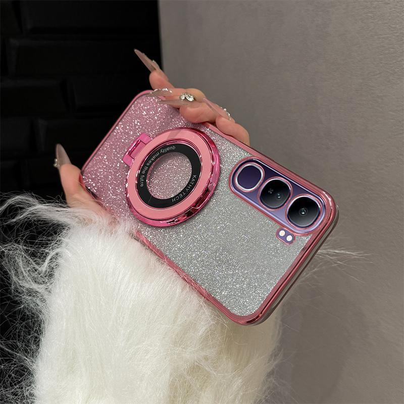 HP Soft Silikon Case Vivo Y21d Casing  Untuk Vivo Y21d Y 21d V2520 Casing berkilau Berlapis bening P