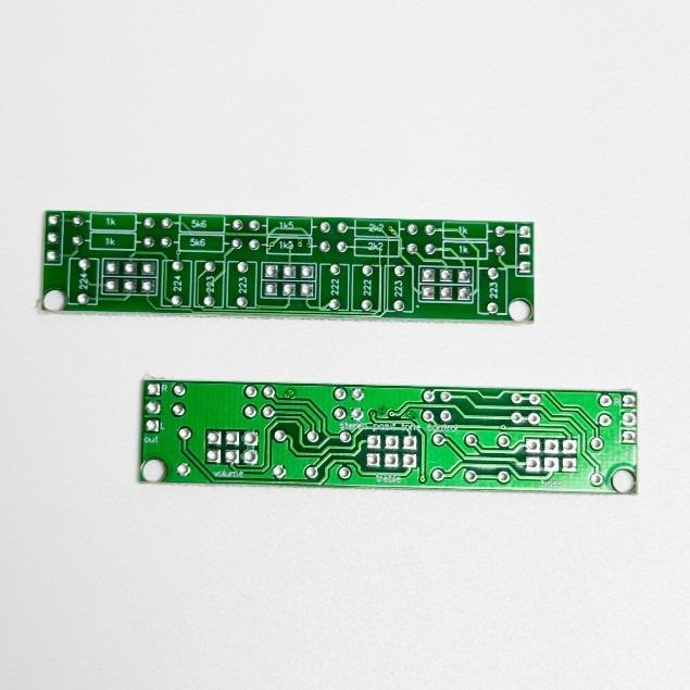 PCB DOUBLE LAYER STEREO PASIF TONE CONTROL