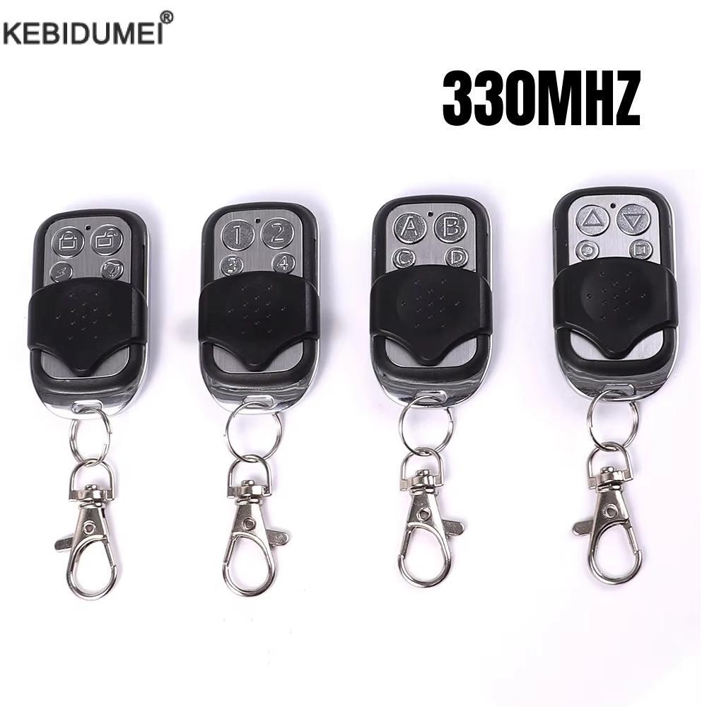 4 Buttons Remote Control 330MHZ Garage Gate Door Opener Duplicator Copy Remote Controller 330MHZ Clo