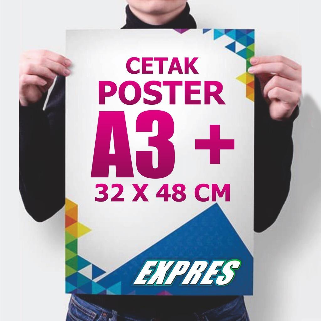 Cetak Photopaper A3+  Cetak foto  Cetak foto paper art cartoon poster a3 laminasi