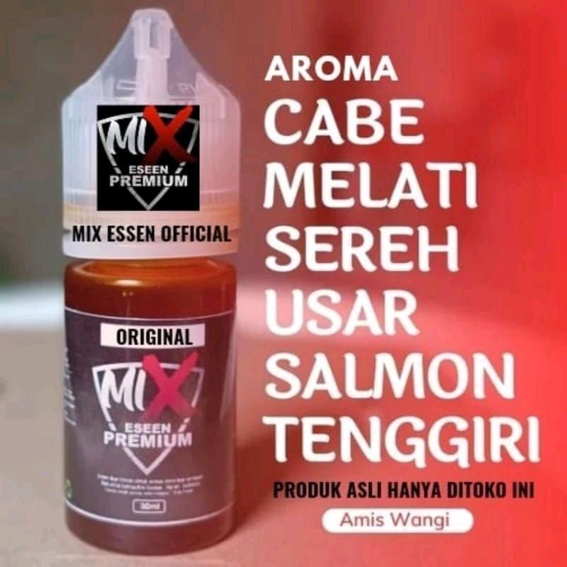 PERHUTANI 30 ML - Mix Essen CABE MELATI SEREH USAR SALMON TENGGIRI //indukan /