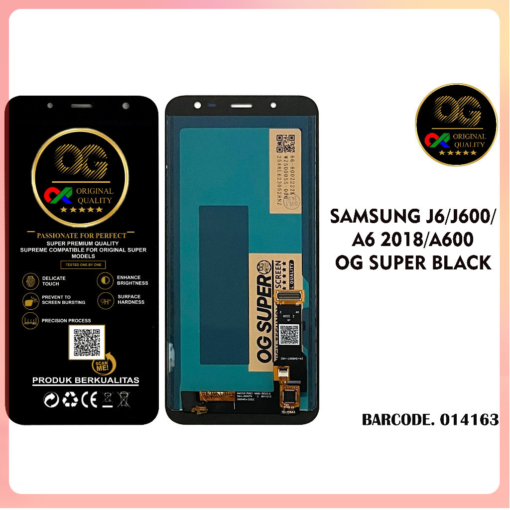 ORI LCD SAMSUNG J600 / J6 2018 FULLSET OG SUPER