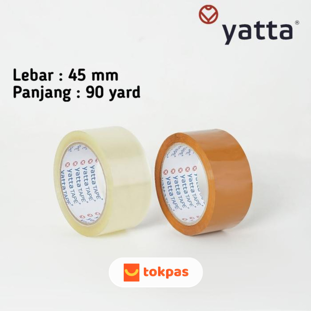 Lakban Yatta Tape 45 mm 90 Yard - Bening