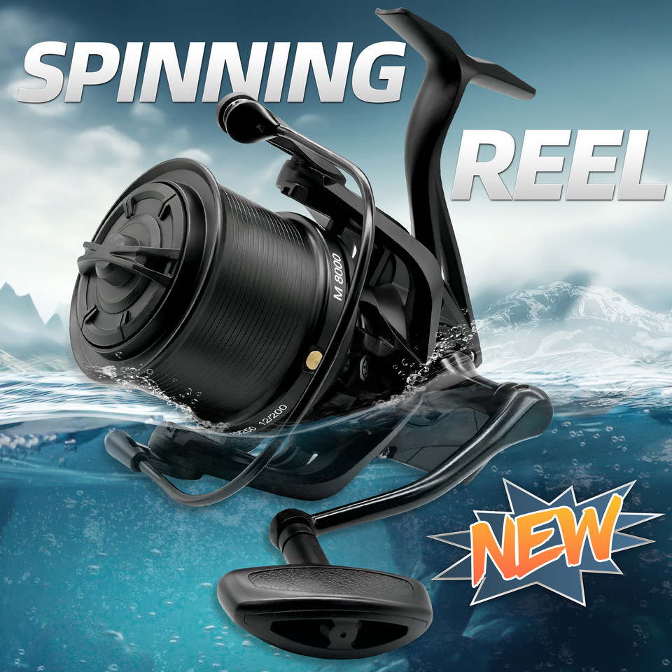 M Stainless Steel Bearing Spinning Fishing Reel 8000 9000 10000 12000 14000 25KG Powerful Reel Saltw