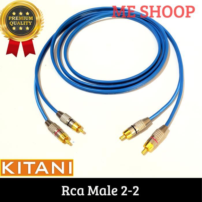 kabel rca audio 2rca male to 2rca male 5meter - 15meter - 5 METER
