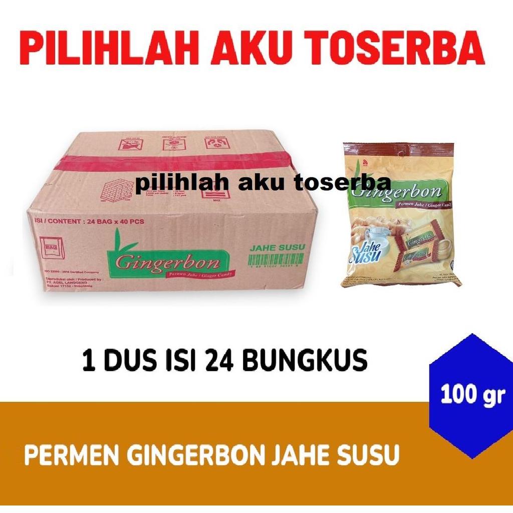 Permen Gingerbon Jahe Susu - ( HARGA 1 DUS )