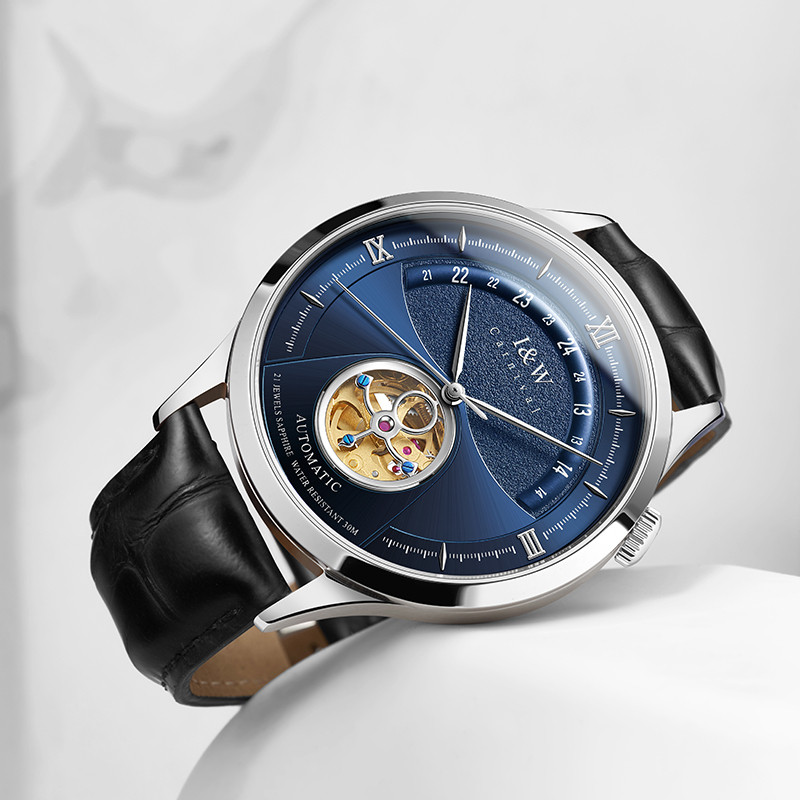 Switzerland CARNIVAL Watch Men Automatic Mechanical Tourbillon Watch MIYOTA Movement Sapphire Luxury