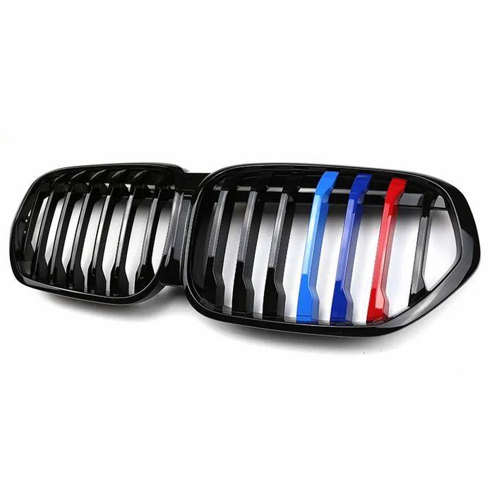 BMW Grill Kidney Grille Hidung Kap Double Slat Glossy M Color F48 X1