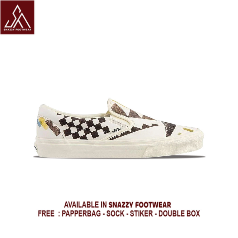 Sepatu Sneakers Vans  Slip On X MoMA “Vasily Kandinsky” Exclusive Release (Special Box) 100% Origina