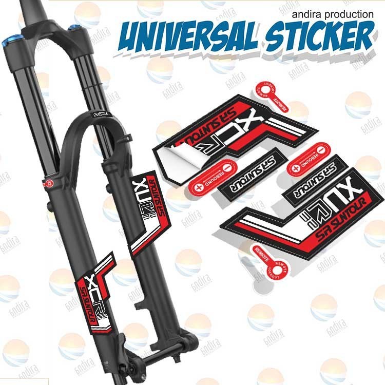 STICKER SHOCK DEPAN SR SUNTOUR XCR