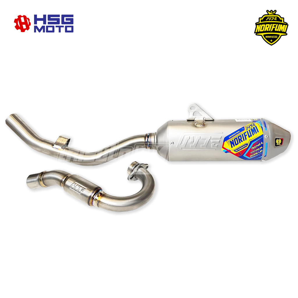 KNALPOT NORIFUMI ROCKET 4SE TITANIUM (BORE UP) - KLX140