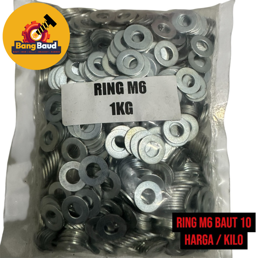 RING M6 BAUT 10 HARGA / Kg ( KILO ) RING KILOAN