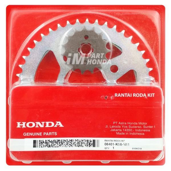 06401-K56-N11 Gear Gir Rantai 1 Set Supra 150 GTR - Warna, Standar