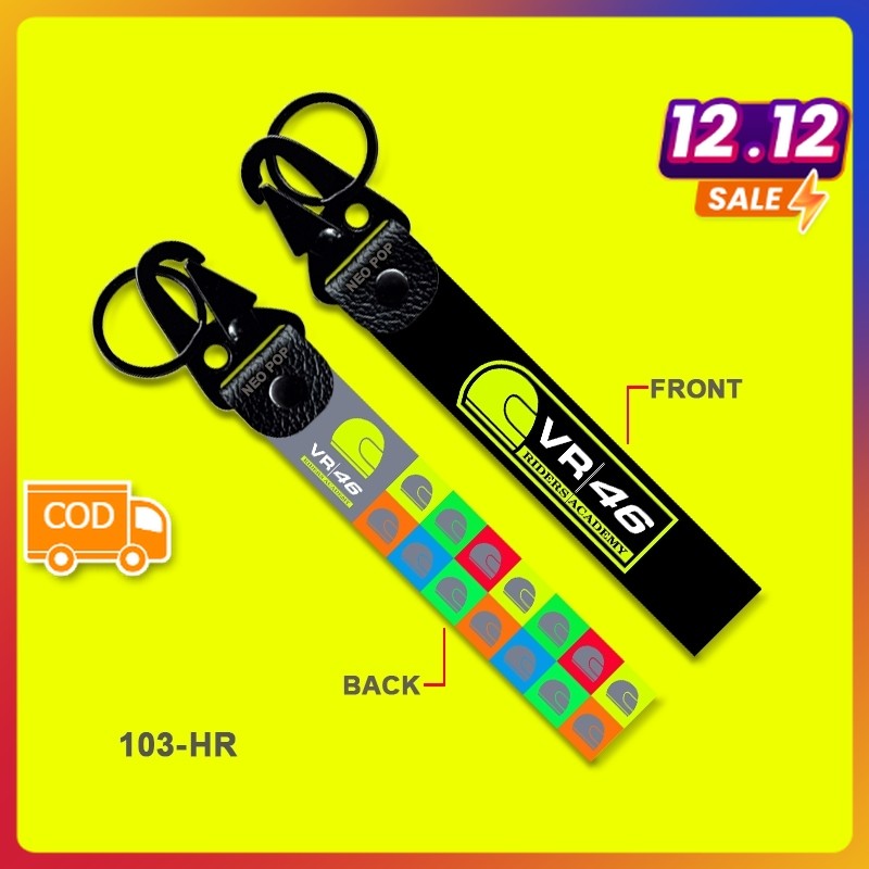GANTUNGAN KUNCI PREMIUM LOGO RIDERS ACADEMY KEY CHAIN TAG SEPEDA MOTOR KEREN MOTOGP GP MOTO2 KEYCHAI